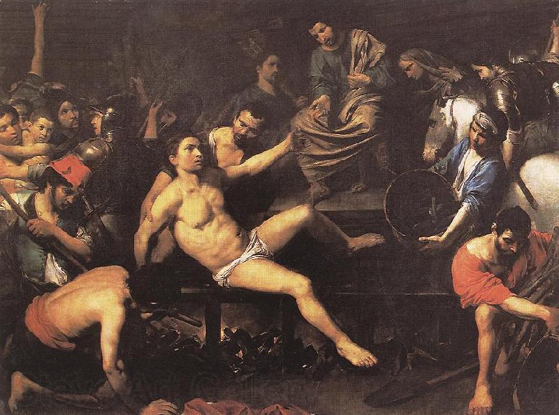 VALENTIN DE BOULOGNE Martyrdom of St Lawrence et